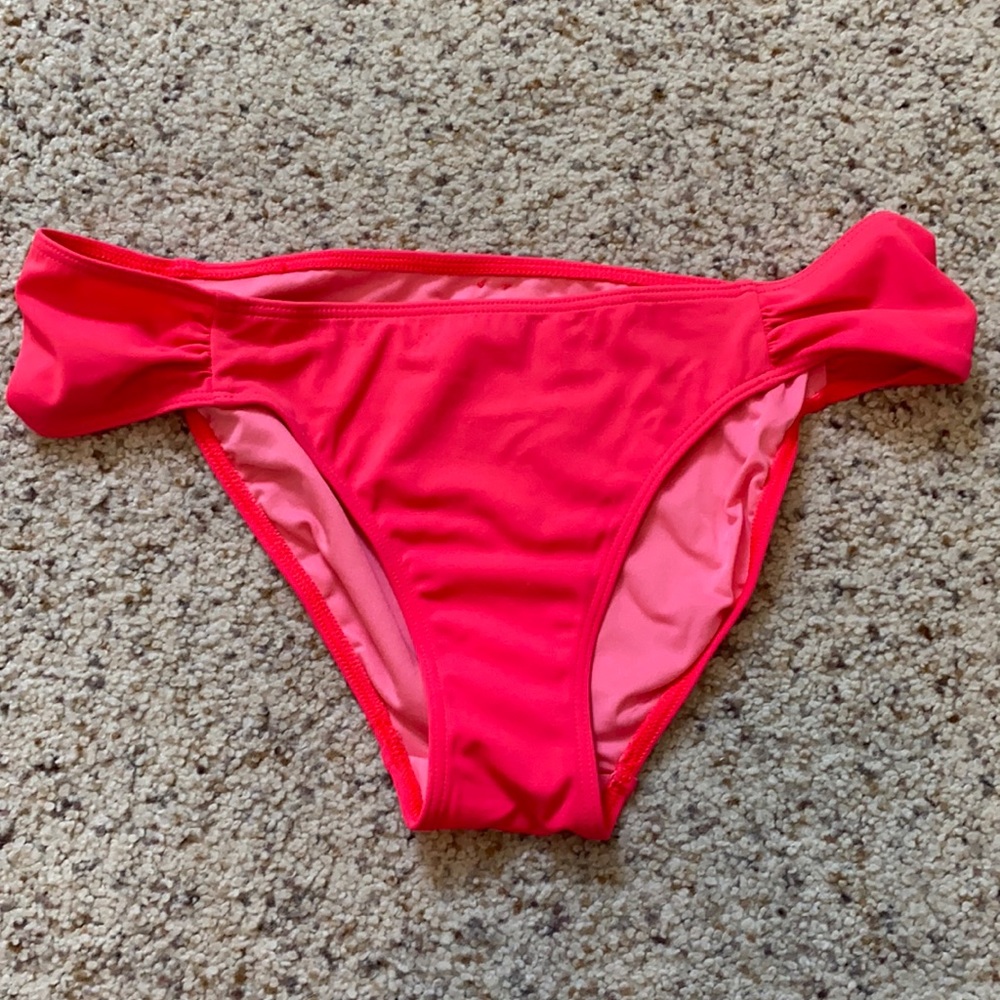 VS Pink neon pink bikini bottoms